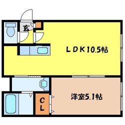 北１８条駅 徒歩10分 4階の物件間取画像